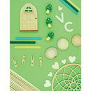 Dark Sea Green Wooden Pegs, Natural, 2.5cm, 40pk Woodcraft