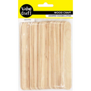 Wheat Wooden Jumbo Icy Pole Pop Sticks, Natural, 19x150mm, 30pcs Kids Craft Basics
