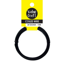 White Smoke Craft Wire Soft Black 15M Thread, String & Wire