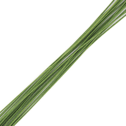 White Smoke Floral Wire Cloth Stem 22Ga Green 20Pcs Thread, String & Wire