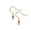 White Smoke Jewellery Findings Shepherd Hooks Gold 20Pcs Charms and Pendants