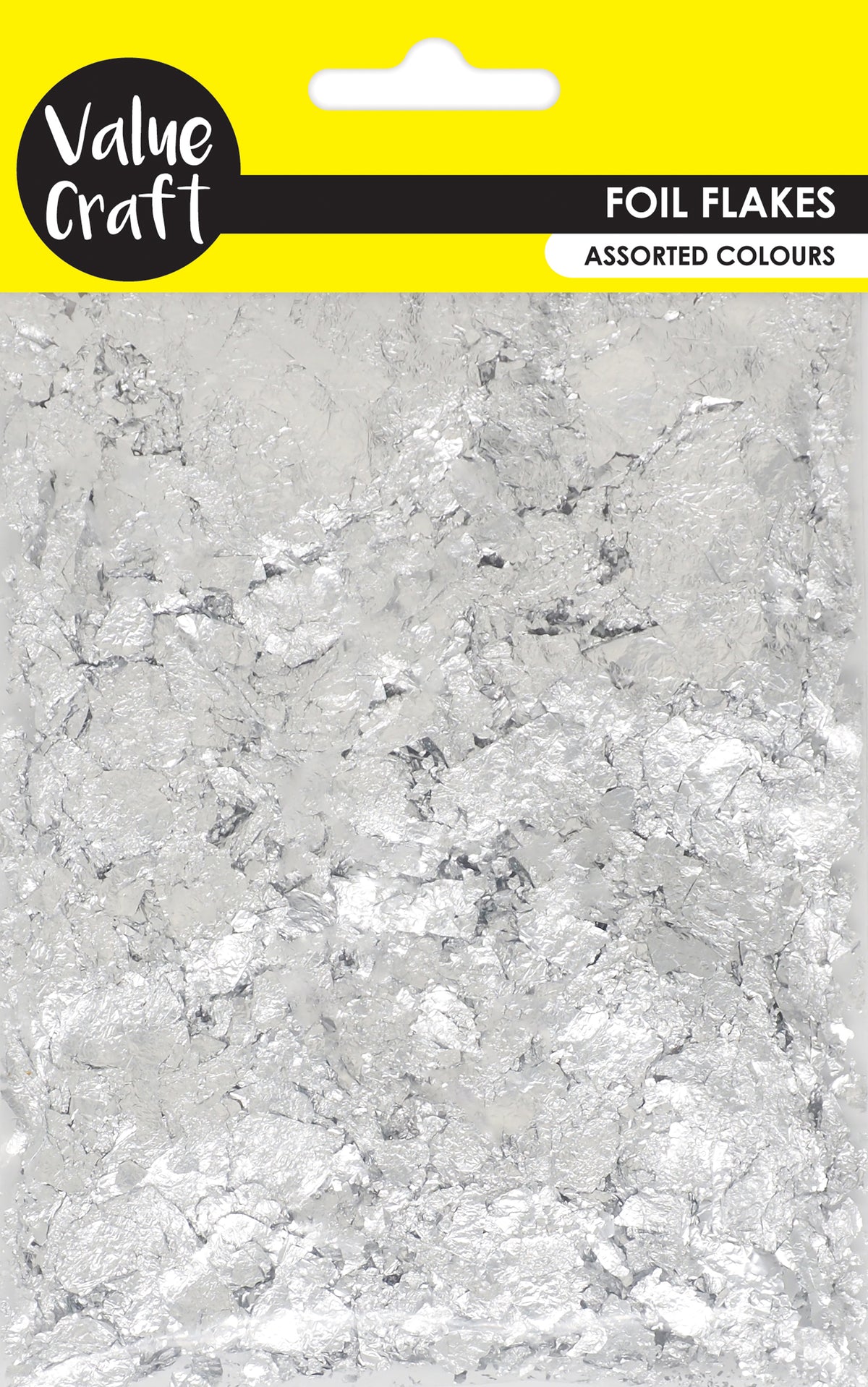 Gray XMAS Foil Flakes, Silver Colours, 4g Xmas