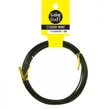 White Smoke Craft Wire 12G Black 3M Thread, String & Wire