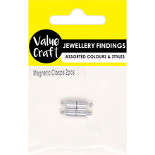 White Smoke Jewellery Findings Magnetic Clasps Silver 2Pcs Charms and Pendants