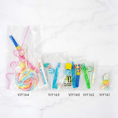 White Smoke Plastic Favours Bags with Adhesive strips, 14x16cm, 30pk Bags & Invitation
