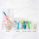 White Smoke Plastic Favours Bags with Adhesive strips, 14x16cm, 30pk Bags & Invitation