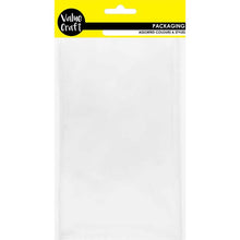 Yellow Plastic Favours Bags with Adhesive strips, 15x30cm, 20pk Bags & Invitation