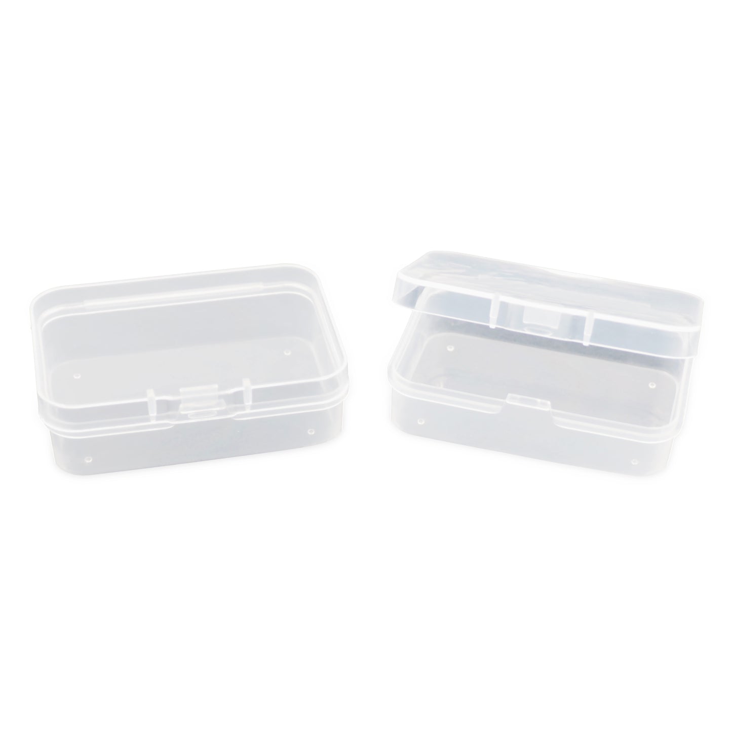 Lavender Container Mini 6cmx4cm Clear 2Pc Craft Basics