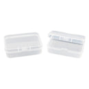 Lavender Container Mini 6cmx4cm Clear 2Pc Craft Basics