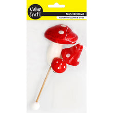 Lavender Craft Mushrooms Triple with Stem 1Pc Enchanted Forest