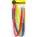 White Smoke Giant Chenille Sticks, Assorted Bright Colours, 12pk Kids Activities