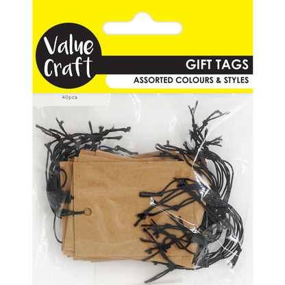 Lavender Gift Tags 5X4Cm Natural 40Pcs Party