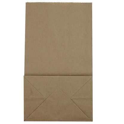 Rosy Brown Value Craft Paper Bags with Gusset Paper 21X12X8cm Brown 10 Piece Bags & Invitation