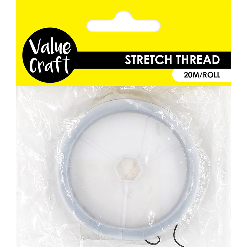 Lavender Stretch Thread Roll Easy Knot Black 20M Thread, String & Wire