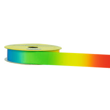 White Smoke Ribbon Satin Multi Ombre 15Mmx3Metres Party