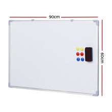 Lavender Magnetic Whiteboard 60x90cm Erase Board Marker Eraser Tray Home Office School