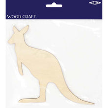 White Smoke Wooden Australian Animals, Kangaroo, 1pcs Woodcraft