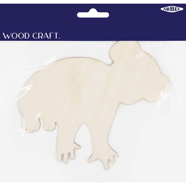 White Smoke Wooden Australian Animals, Koala, 1pcs Woodcraft