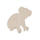 Gray Wooden Australian Animals, Koala, 1pcs Woodcraft