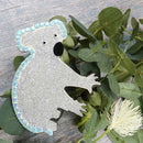 Gray Wooden Australian Animals, Koala, 1pcs Woodcraft