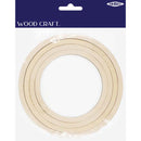 White Smoke Wooden Frames, Circle, 4pk Woodcraft