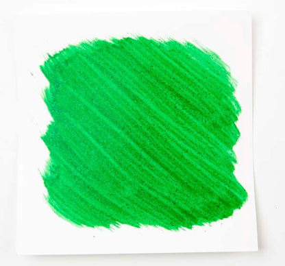 White Smoke EC Washable Glitter Watercolour 250ml Green Kids Paints