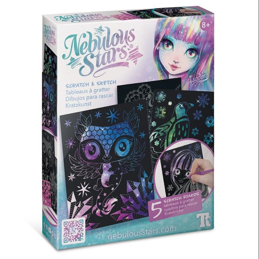 Nebulous Stars Scratch & Sketch Art Boards – Riot Creativity