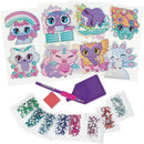 White Smoke Nebulous Stars Dazzling Stickers Craft Kits