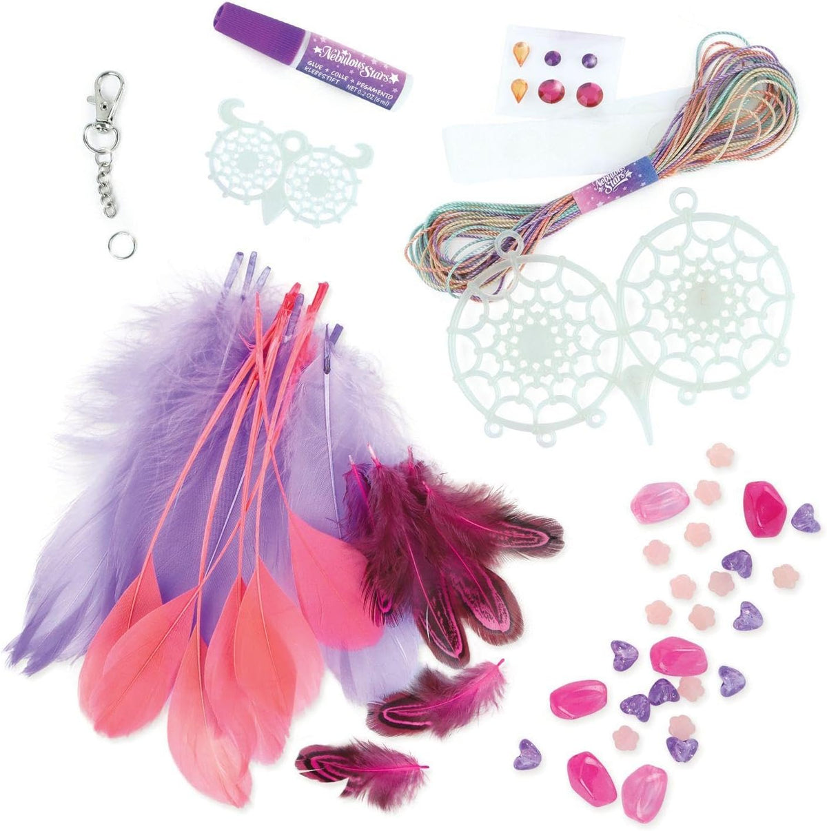 White Smoke Nebulous Stars Dreamcatchers Craft Kits