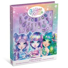 White Smoke Nebulous Stars Charm Bracelet Set Craft Kits