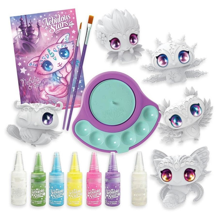 White Smoke Nebulous Stars Animoulous Painting Studio Craft Kits