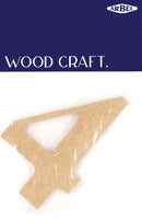 White Smoke Wooden Numbers  4 Woodcraft