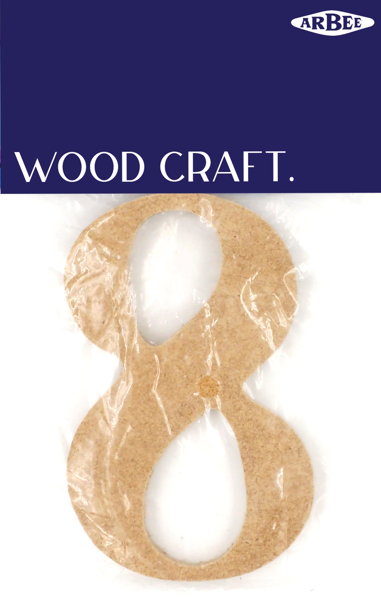 White Smoke Wooden Numbers  8 Woodcraft