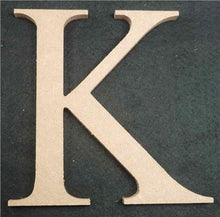 Dark Slate Gray Wooden Alphabet Letter  K Woodcraft