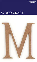 White Smoke Wooden Alphabet Letter  M Woodcraft