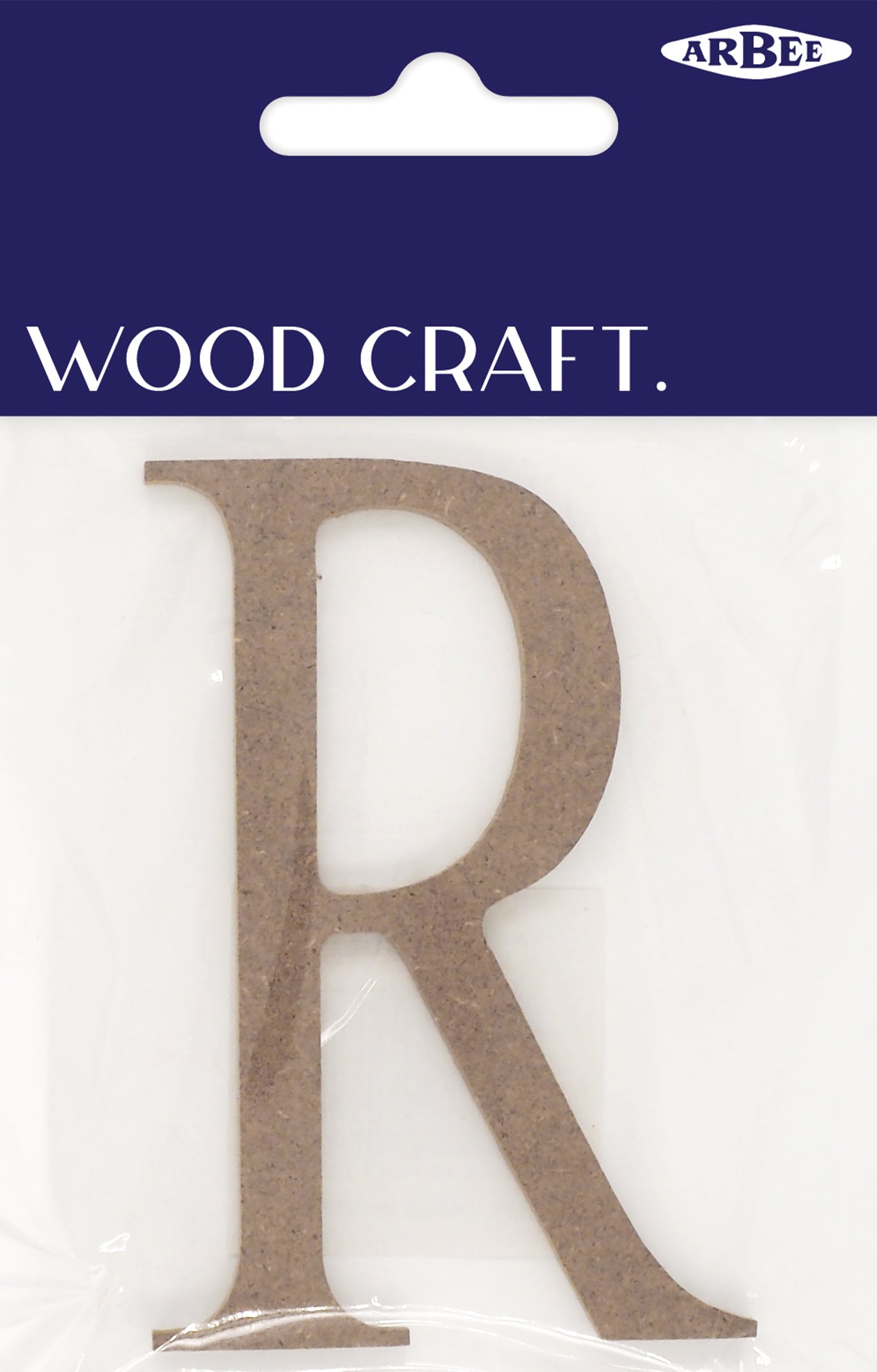 Seashell Wooden Alphabet Letter  R Woodcraft