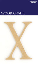 Wooden Alphabet Letter  X