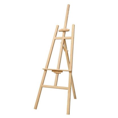 White Smoke "Artiss" A-Frame Wooden Painting Easel, Pine Wood, 175cm Easels