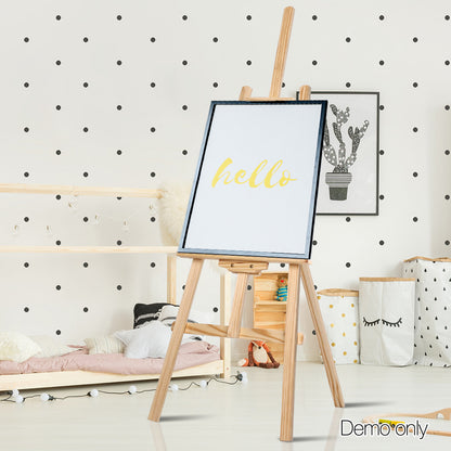 Antique White Artiss Painting Easel Pine Wood 147cm Occasions > Wedding Accessories > Other Wedding Decorations