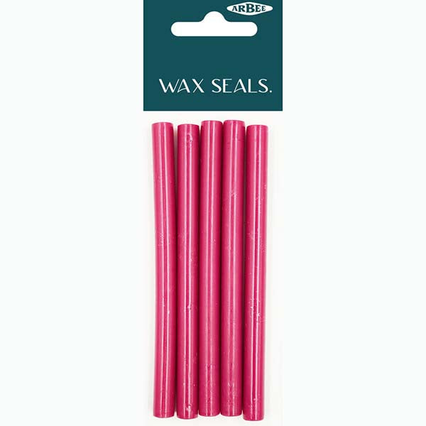 White Smoke Wax Sticks, Red, 5pc Modelling and Casting Supplies