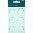 Light Cyan Wax Seal Mould, Assorted Shapes Modelling and Casting Supplies