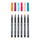 White Smoke Koi Brush Pen, Set of 6, Sunset Pens and Markers