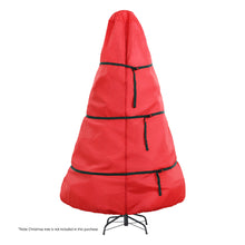 White Smoke Jingle Jollys Christmas Tree Storage Bag Fits Up to 8ft Tree Xmas Bag Zipper Red Occasions > Christmas > Christmas Decorations