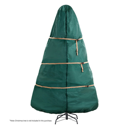 White Smoke Jingle Jollys Christmas Tree Storage Bag Fits Up to 9ft Tree Xmas Bag Green Christmas