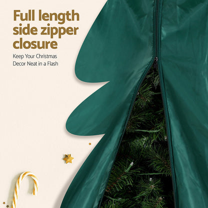 Misty Rose Jingle Jollys Christmas Tree Storage Bag Fits Up to 9ft Tree Xmas Bag Green Christmas