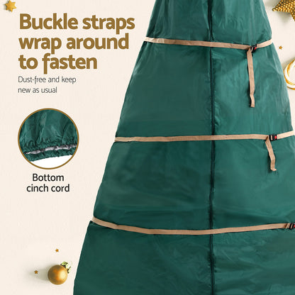 Dark Slate Gray Jingle Jollys Christmas Tree Storage Bag Fits Up to 9ft Tree Xmas Bag Green Christmas
