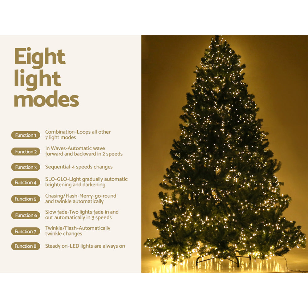 Seashell Jingle Jollys Christmas Tree 1.8M Xmas Tree Decorations 1980 LEDs 8 Light Mode Occasions > Christmas > Outdoor Decorations & Lights
