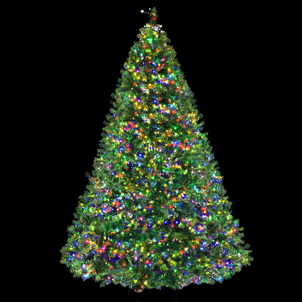Black Jingle Jollys Christmas Tree 2.1m Xmas Tree Decor 2800 LED Lights 8 Modes Occasions > Christmas > Outdoor Decorations & Lights