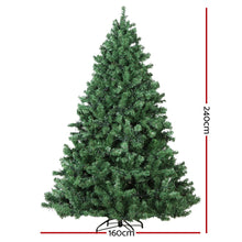 White Smoke Jingle Jollys Christmas Tree 2.4M Xmas Tree Decorations 3190 LEDs 8 Light Mode Occasions > Christmas > Outdoor Decorations & Lights