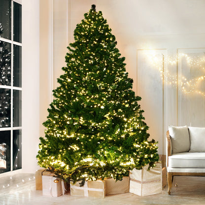 Gray Jingle Jollys Christmas Tree 2.4M Xmas Tree Decorations 3190 LEDs 8 Light Mode Occasions > Christmas > Outdoor Decorations & Lights